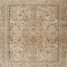 Square Traditional Brown Persian Rug, tr2952