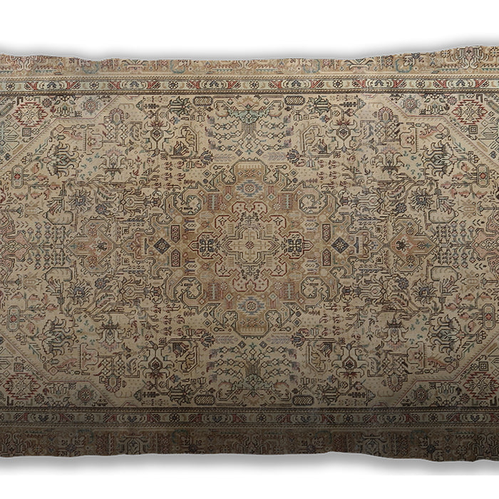 Traditional Classic Rectangular Brown Lumbar Throw Pillow, 13 inch by 19 inch, lbtr2952
