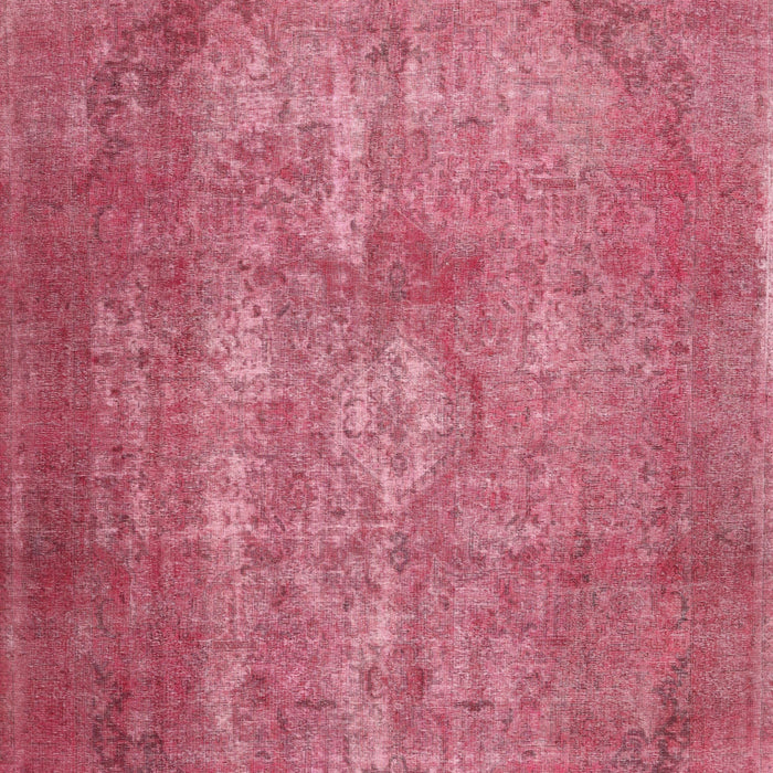 Machine Washable Traditional Raspberry Red Rug, wshtr2953