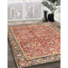 Machine Washable Traditional Brown Rug in a Family Room, wshtr2954