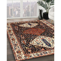 Traditional Light Copper Gold Persian Rug, tr2957