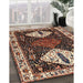 Traditional Light Copper Gold Persian Rug in Family Room, tr2957