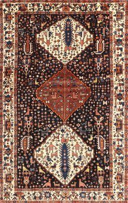 Machine Washable Traditional Light Copper Gold Rug, wshtr2957