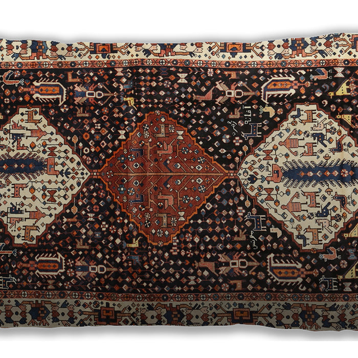 Traditional Classic Rectangular Light Copper Gold Lumbar Throw Pillow, 13 inch by 19 inch, lbtr2957
