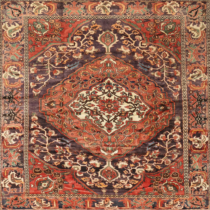 Square Traditional Red Persian Rug, tr2958