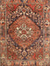 Machine Washable Traditional Tomato Red Rug, wshtr2958