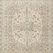 Round Machine Washable Traditional Brown Rug, wshtr2961