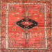 Square Traditional Mango Orange Persian Rug, tr2963