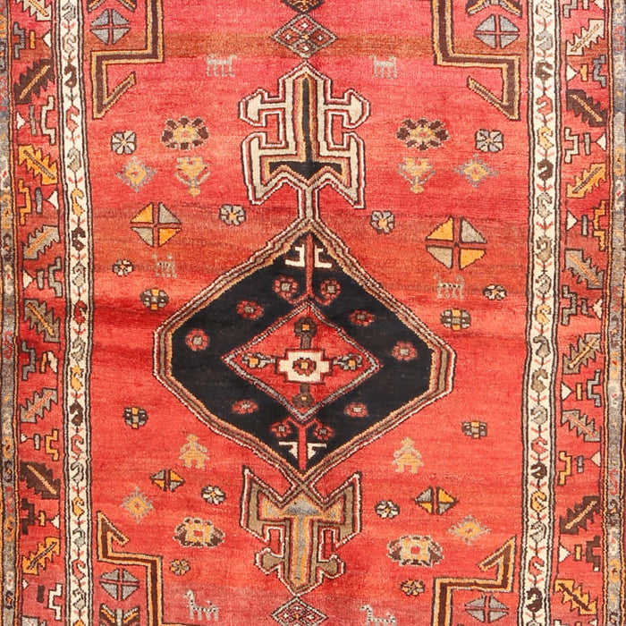 Traditional Mango Orange Persian Rug, tr2963