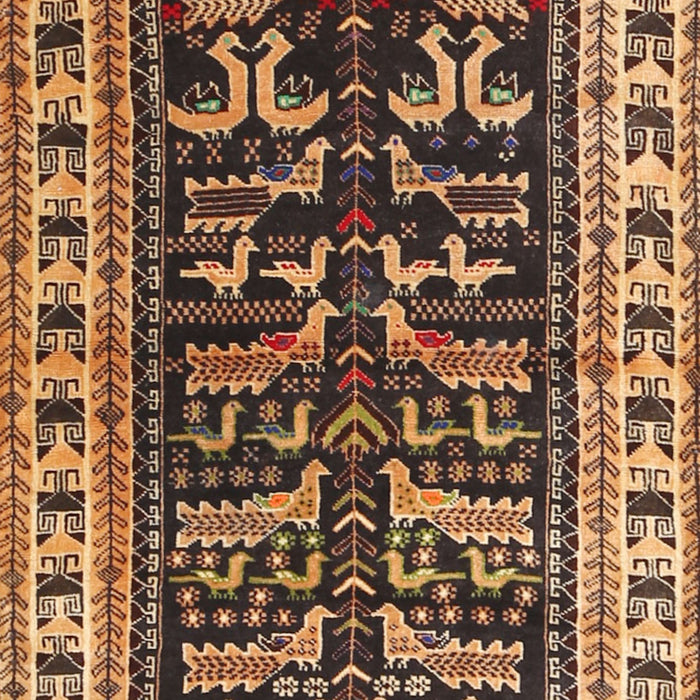 Traditional Bakers Brown Persian Rug, tr2964
