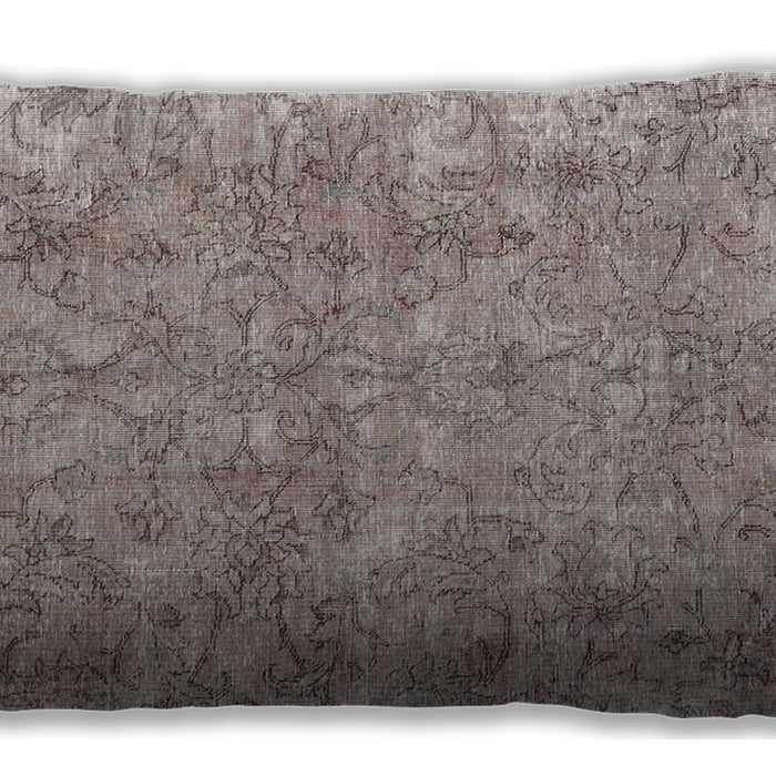 Traditional Classic Rectangular Rose Dust Purple Lumbar Throw Pillow, 13 inch by 19 inch, lbtr2965