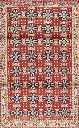 Machine Washable Traditional Fire Brick Red Rug, wshtr2966