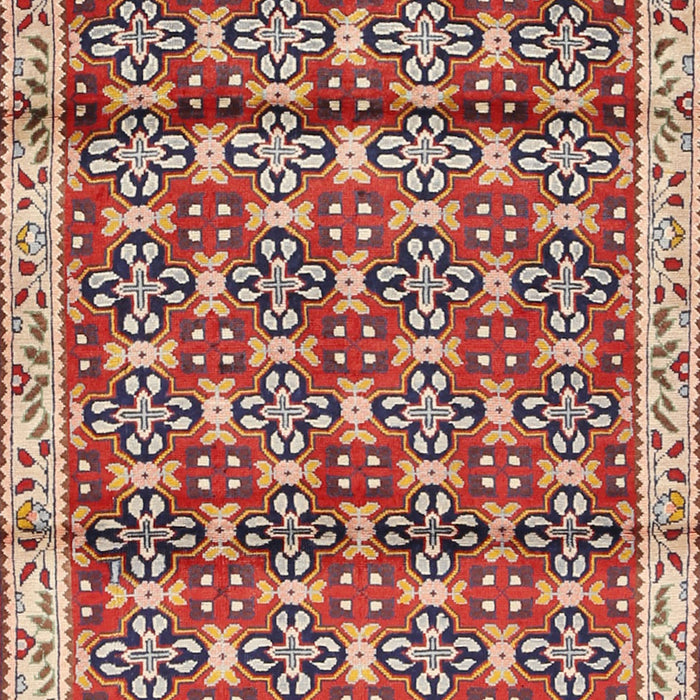 Traditional Fire Brick Red Persian Rug, tr2966