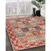 Traditional Brown Persian Rug in Family Room, tr2968
