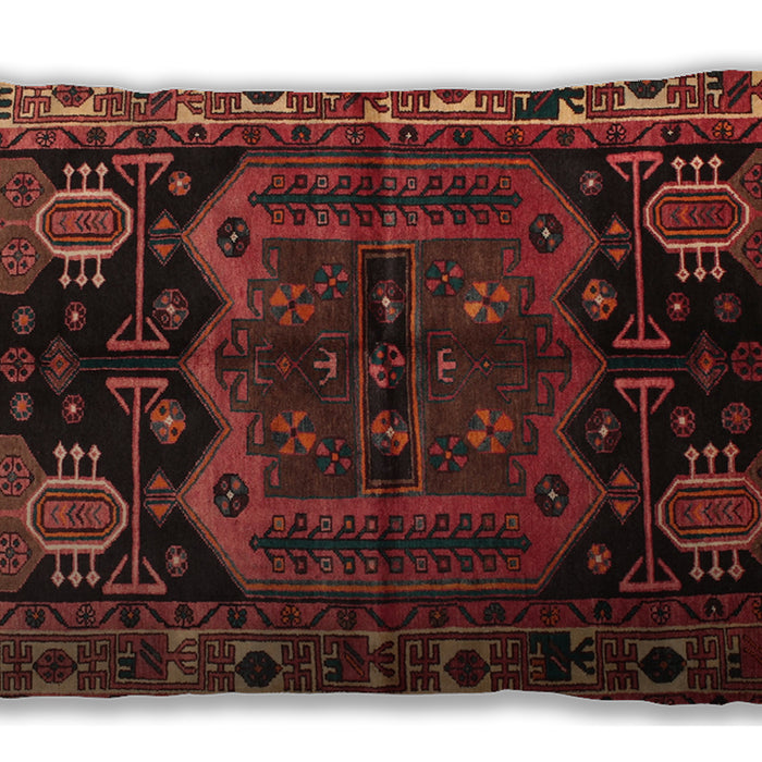 Traditional Classic Rectangular Saffron Red Lumbar Throw Pillow, 13 inch by 19 inch, lbtr296