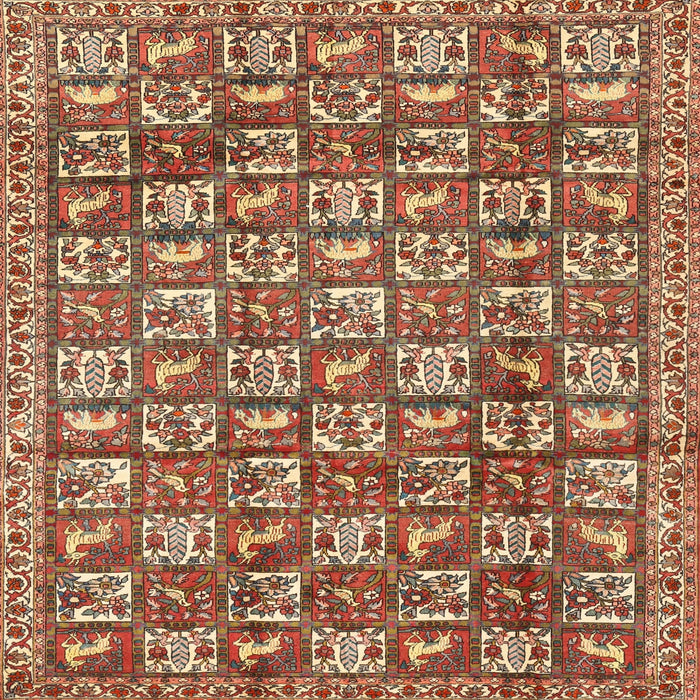 Square Traditional Red Persian Rug, tr2970