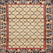 Round Machine Washable Traditional Sienna Brown Rug, wshtr2972