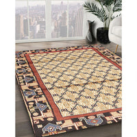 Traditional Sienna Brown Persian Rug, tr2972