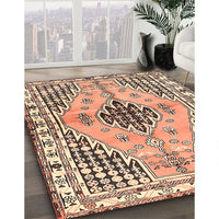 Traditional Sienna Brown Persian Rug, tr2973