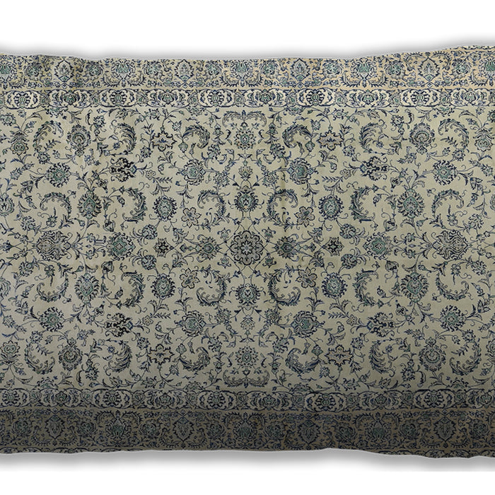 Traditional Classic Rectangular Silver Gray Lumbar Throw Pillow, 13 inch by 19 inch, lbtr2976