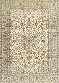 Machine Washable Traditional Dark Almond Brown Rug, wshtr2977