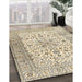 Machine Washable Traditional Dark Almond Brown Rug in a Family Room, wshtr2977