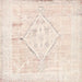 Square Traditional Desert Sand Beige Persian Rug, tr2979