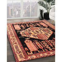 Traditional Mango Orange Persian Rug, tr297