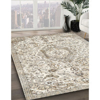 Traditional Camel Brown Persian Rug, tr2981