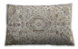 Traditional Classic Rectangular Camel Brown Lumbar Throw Pillow, 13 inch by 19 inch, lbtr2981