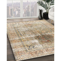 Traditional Dark Almond Brown Persian Rug, tr2982