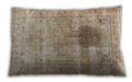 Traditional Classic Rectangular Dark Almond Brown Lumbar Throw Pillow, 13 inch by 19 inch, lbtr2982