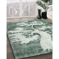 Traditional Green Persian Rug, tr2983