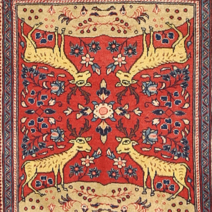 Machine Washable Traditional Peru Brown Rug, wshtr2984