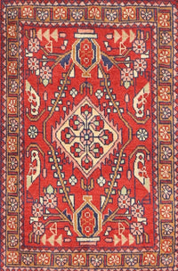 Machine Washable Traditional Sunrise Orange Rug, wshtr2985