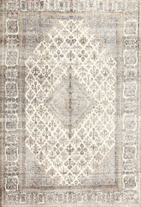 Machine Washable Traditional Gold Rug, wshtr2986