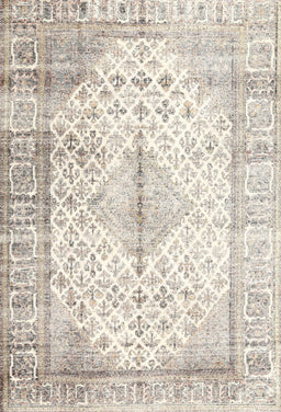 Machine Washable Traditional Gold Rug, wshtr2986
