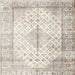 Square Traditional Gold Persian Rug, tr2986