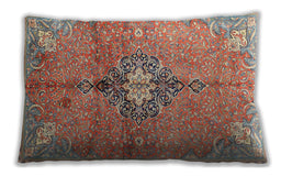 Traditional Classic Rectangular Light French Beige Brown Lumbar Throw Pillow, 13 inch by 19 inch, lbtr2987