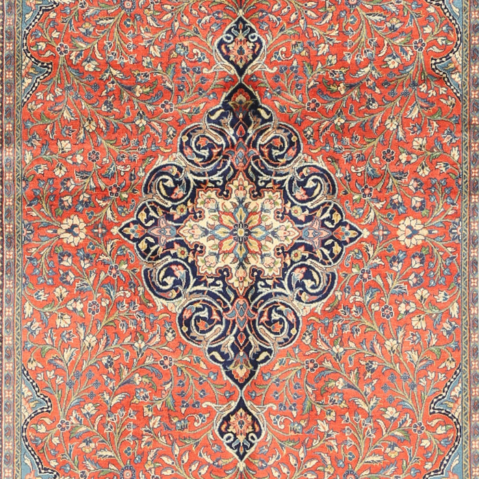 Machine Washable Traditional Light French Beige Brown Rug, wshtr2987