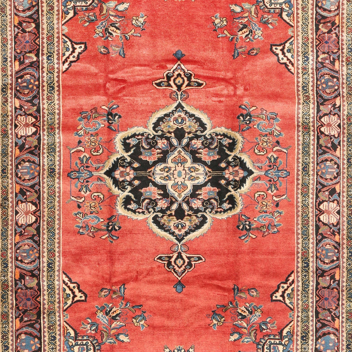 Traditional Light Copper Gold Persian Rug, tr2988