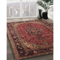 Traditional Saffron Red Persian Rug, tr298