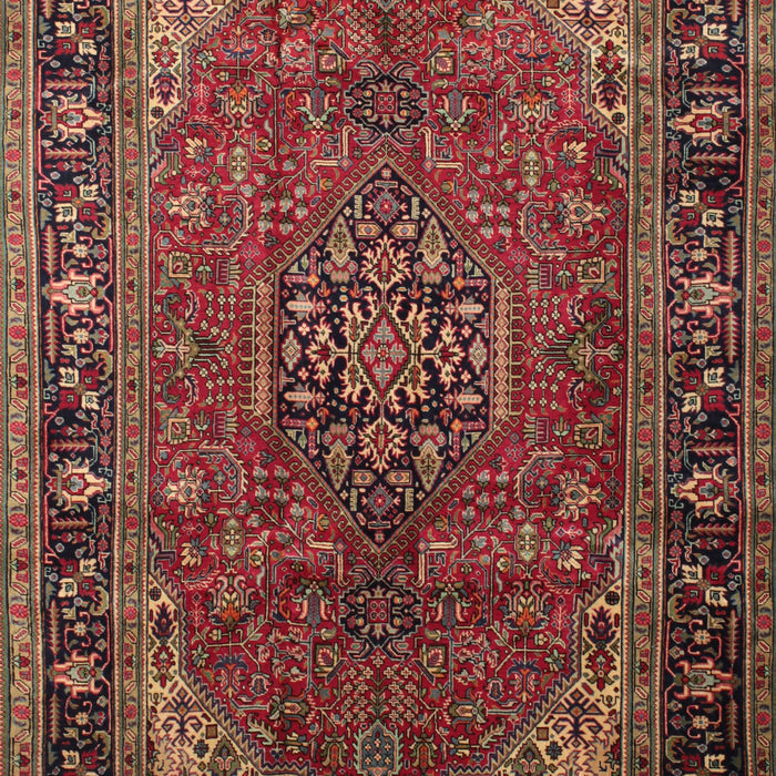 Traditional Saffron Red Persian Rug, tr298