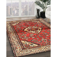 Traditional Sand Brown Persian Rug, tr2990