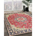 Traditional Brown Persian Rug in Family Room, tr2991