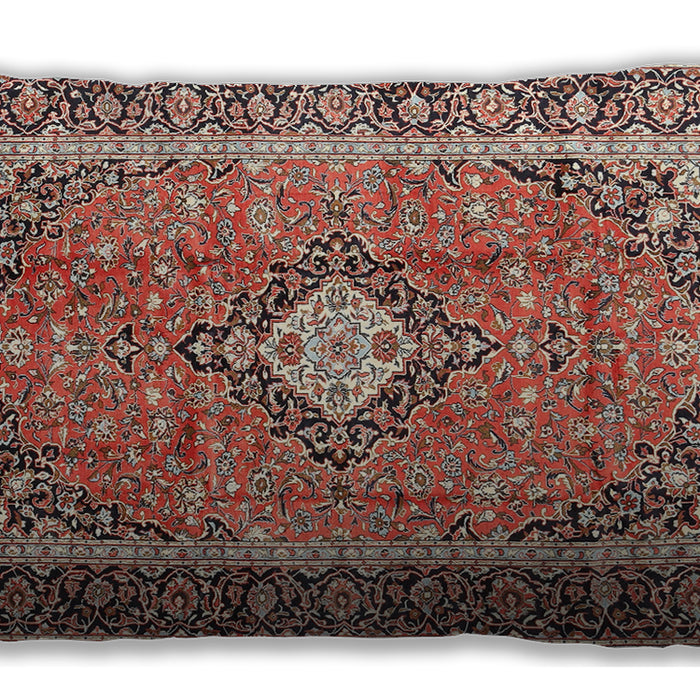 Traditional Classic Rectangular Brown Red Lumbar Throw Pillow, 13 inch by 19 inch, lbtr2992