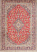 Machine Washable Traditional Fire Brick Red Rug, wshtr2993