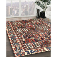 Traditional Light French Beige Brown Persian Rug, tr2994
