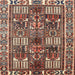Square Traditional Light French Beige Brown Persian Rug, tr2994