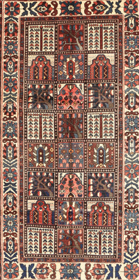 Machine Washable Traditional Light French Beige Brown Rug, wshtr2994